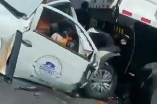 Accidente en autopista Puebla&ndash;Orizaba afecta carril de alta en zona de Tecamachalco