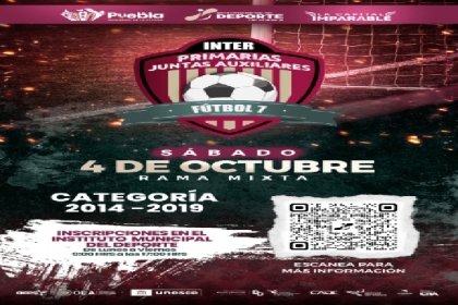 Impulsa Gobierno de la Ciudad deporte infantil con el Torneo Interprimarias de Futbol 7 de Juntas Auxiliares