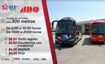 Movilidad en crisis: Estrella Roja y ADO entran al rescate del transporte en Puebla