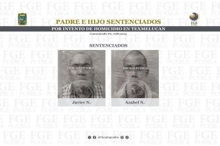 Padre e hijo sentenciados por intento de homicidio en Texmelucan&nbsp;
