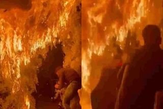 &iexcl;De terror! &Aacute;rbol de Navidad se incendia en restaurante de Londres y comensales corren para salvarse