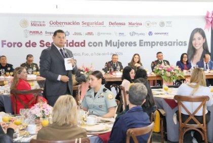 Consolida Puebla alianza con mujeres empresarias para reforzar seguridad y bienestar