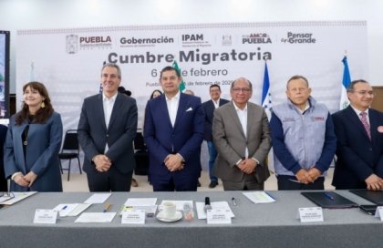 Donde haya un migrante ofendido, habr&aacute; una mano del Gobierno de M&eacute;xico y Puebla: Armenta