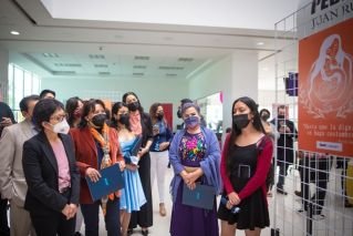 La Rectora Lilia Cedillo Ram&iacute;rez inaugura la exposici&oacute;n D&iacute;a Naranja