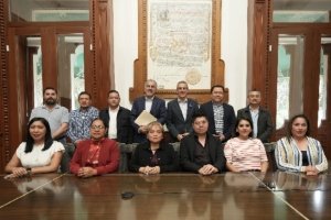 Sostiene Pepe Chedraui reuni&oacute;n con el Consejo Directivo del Sindicato del Ayuntamiento de Puebla