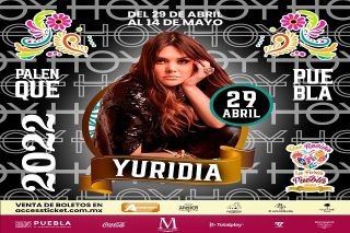 Yuridia Flores en t&uacute; #palenquepuebla2022