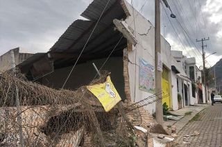 Derrumbe en guarder&iacute;a de Tepic deja 5 ni&ntilde;os heridos