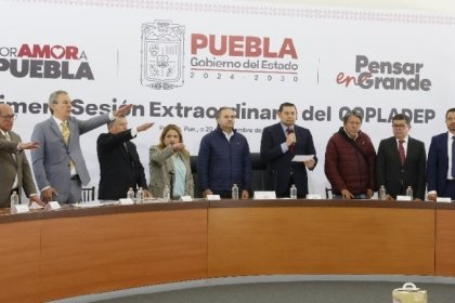 Instalan Comit&eacute; de Planeaci&oacute;n para el Desarrollo del Estado de Puebla