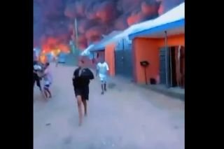 Mueren al menos 20 personas tras fatal incendio de un cami&oacute;n cisterna