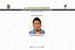 Violador es sentenciado a 27 a&ntilde;os de prisi&oacute;n