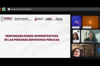 Imparti&oacute; Contralor&iacute;a Municipal capacitaci&oacute;n en Materia de Responsabilidades para Contralores del Estado de Puebla