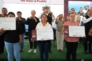 Gobierno Estatal consolida bienestar en Quecholac con obra comunitaria