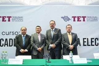 Encabeza diputado Manuel Cambr&oacute;n clausura de las Jornadas Acad&eacute;micas en Materia Electoral 2023