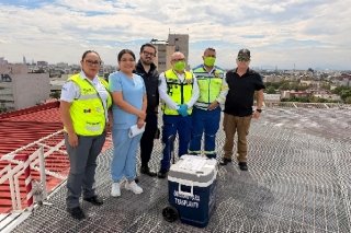 Coordinaci&oacute;n interinstitucional permite traslado a&eacute;reo de &oacute;rgano donado a CDMX