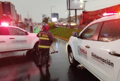 Por seguridad de las familias, atiende Protecci&oacute;n Civil incidentes generados por lluvias