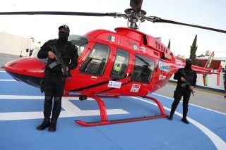 Para un patrullaje a&eacute;reo, Ayuntamiento de Puebla suma helic&oacute;ptero &lsquo;Arc&aacute;ngel&rsquo; a la SSC&nbsp;