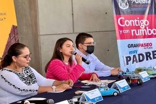 Ayuntamiento de puebla organiza &ldquo;gran paseo muy padre&rdquo; para celebrar a los pap&aacute;s en su d&iacute;a