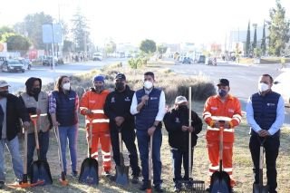 Eduardo Rivera P&eacute;rez informa sobre meta superada en mantenimiento de &aacute;reas verdes