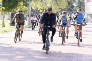 Primera Rodada Por Amor a Puebla une a ciclistas con Alejandro Armenta
