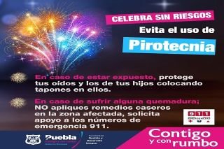 Ayuntamiento de Puebla brinda recomendaciones para la celebraci&oacute;n de fin de a&ntilde;o