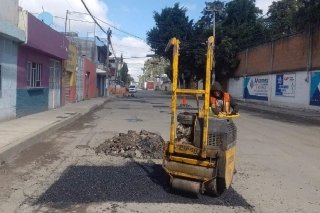 Avanza campa&ntilde;a Capitalina Bacheando Puebla