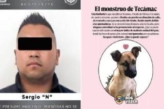 FGE de Edomex detiene a Sergio N. posible culpable de arrojar a un perrito al cazo hirviendo